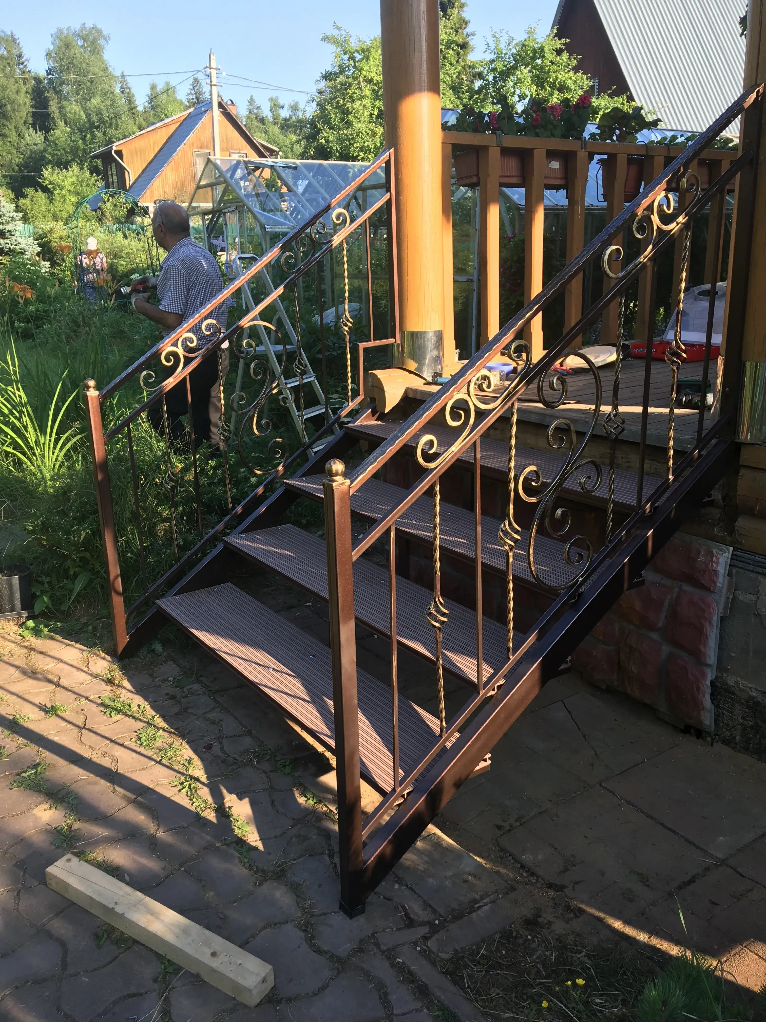 Кованые ворота и калитки — работа мастерской Arm-Kovka