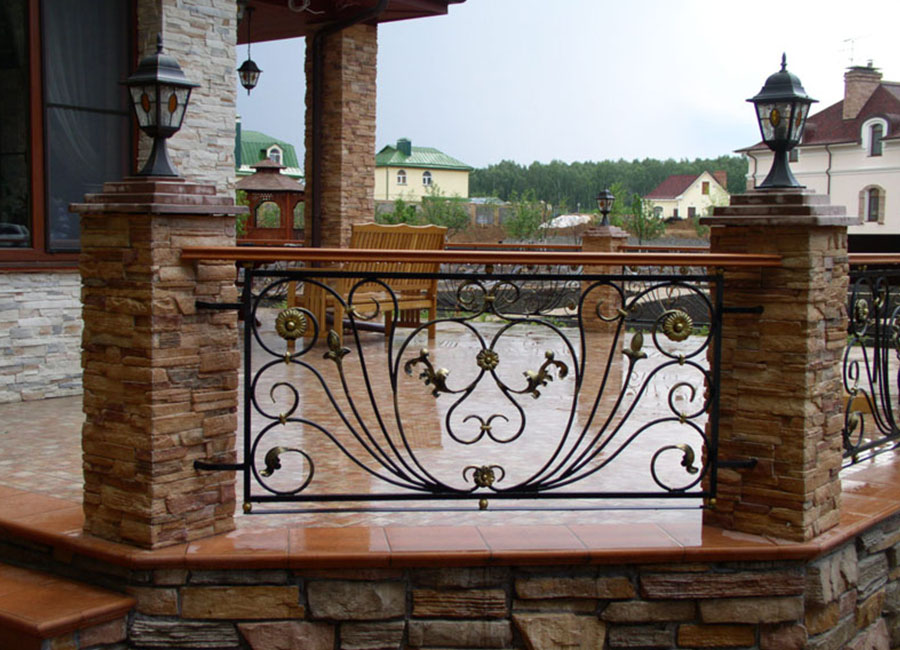 Кованый балкон БК-4 — Arm-Kovka Истра