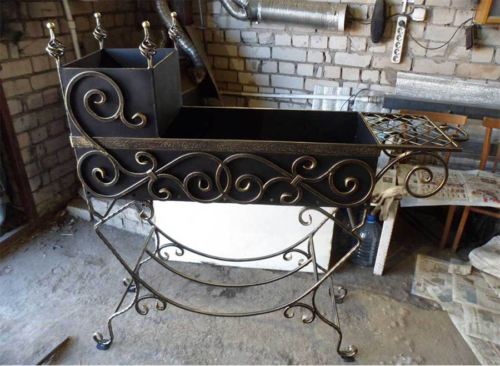 Кованый мангал КМ-10 — Arm-Kovka Истра