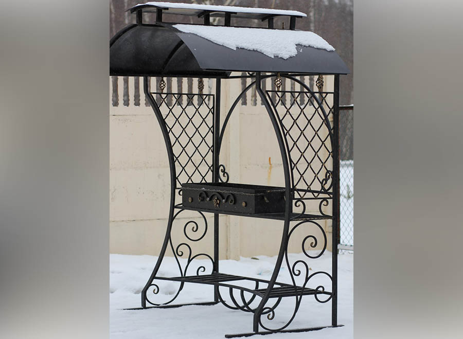 Кованый мангал-комплекс КМ-15 — Arm-Kovka Истра
