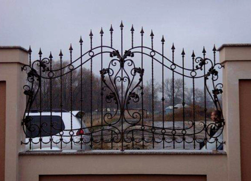 Кованый забор КЗ-1 — Arm-Kovka Истра