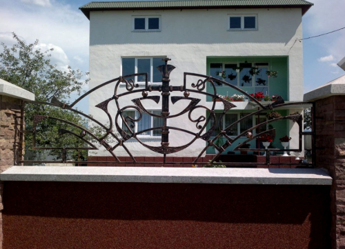 Кованый забор КЗ-10 — Arm-Kovka Истра