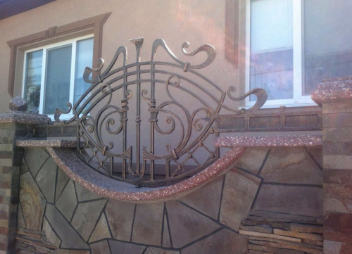 Кованый забор КЗ-11 — Arm-Kovka Истра