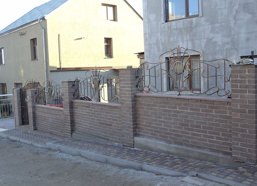 Кованый забор КЗ-13 — Arm-Kovka Истра