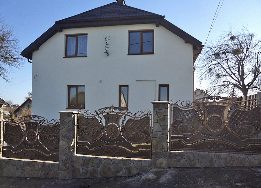 Кованый забор КЗ-15 — Arm-Kovka Истра