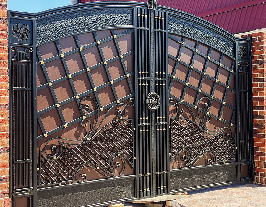 Кованые ворота КВ-10 — Arm-Kovka Истра