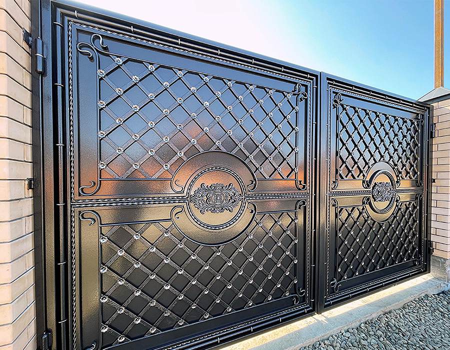 Кованые ворота КВ-1000 — Arm-Kovka Истра