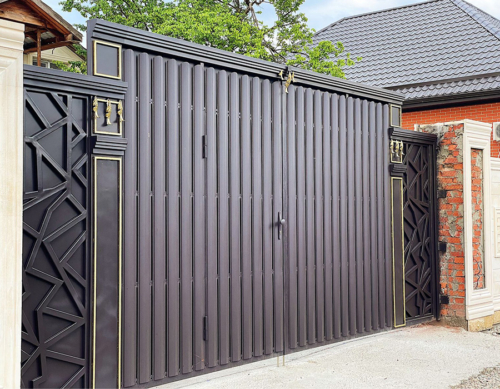 Кованые ворота КВ-12 — Arm-Kovka Истра