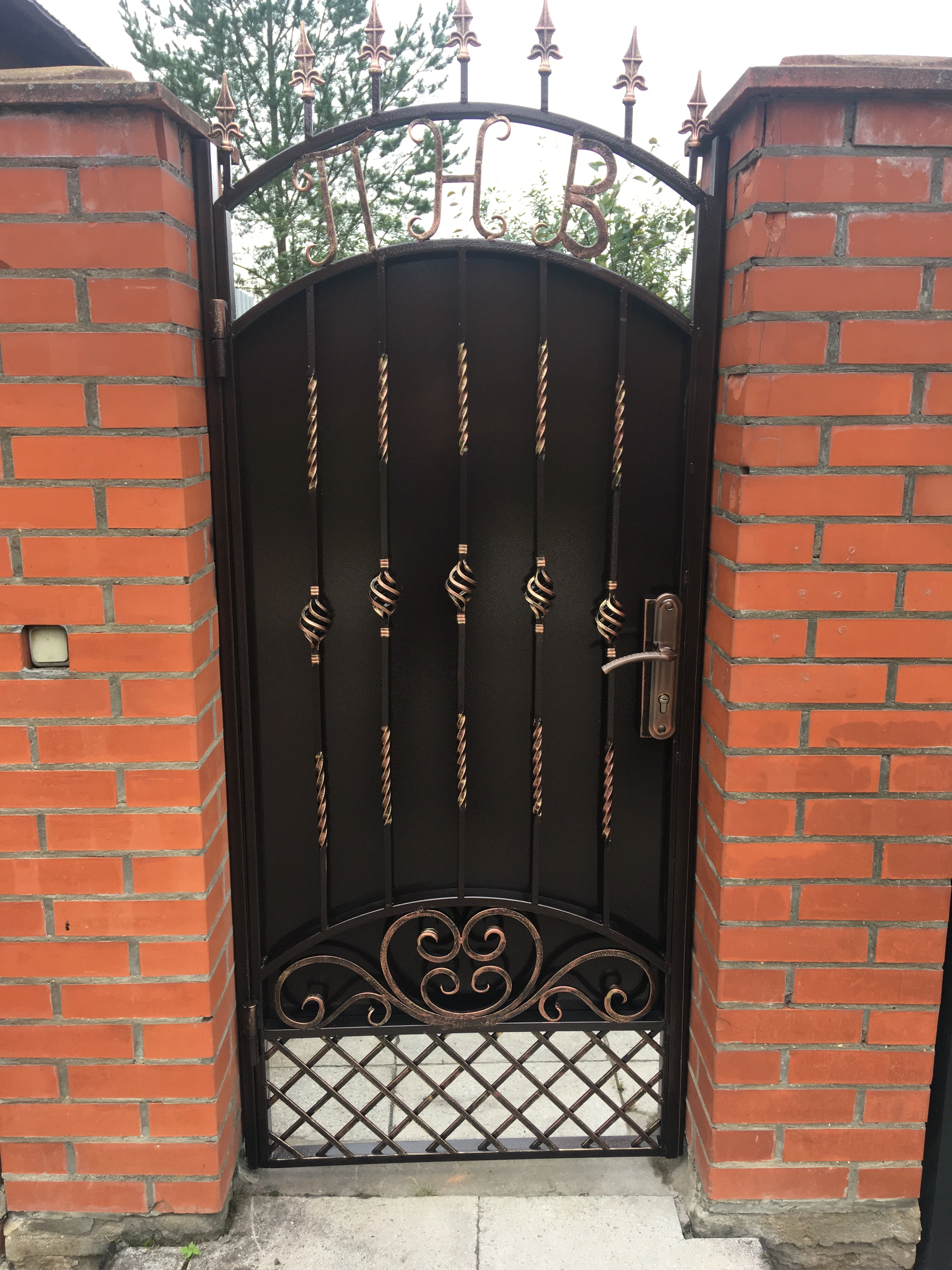 Кованые калитки КА-004