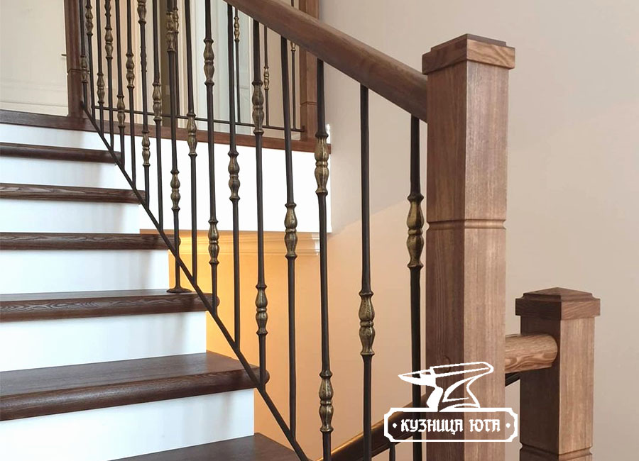 Кованые перила Л-105 — Arm-Kovka Истра