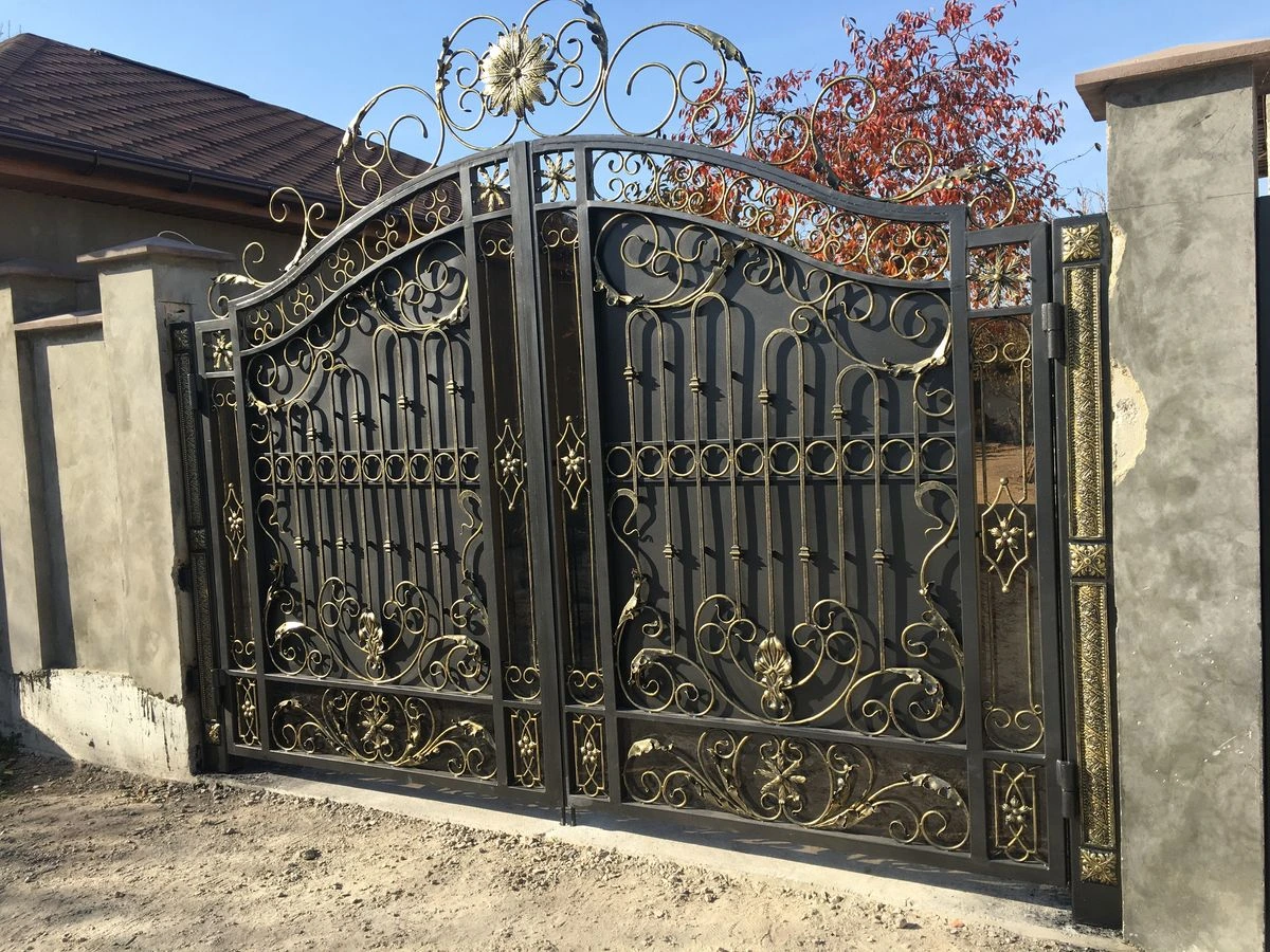 Кованые ворота КВ-010 — фото 1