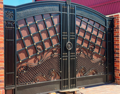 Кованые ворота КВ-002