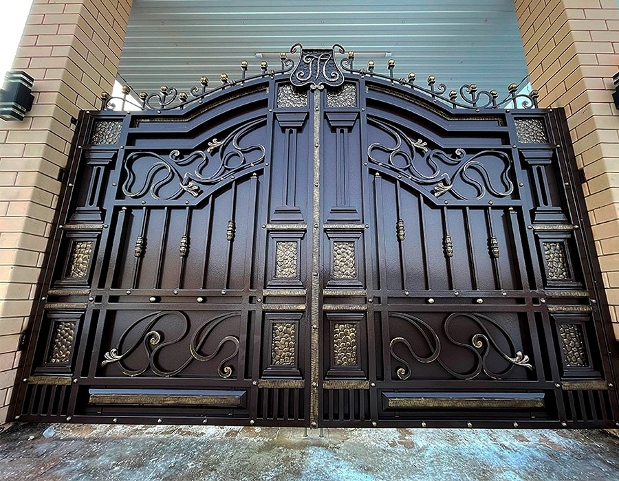 Кованые ворота КВ-022 — фото 1