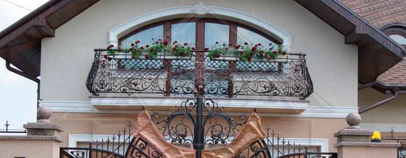 Кованые балконы в истринском районе